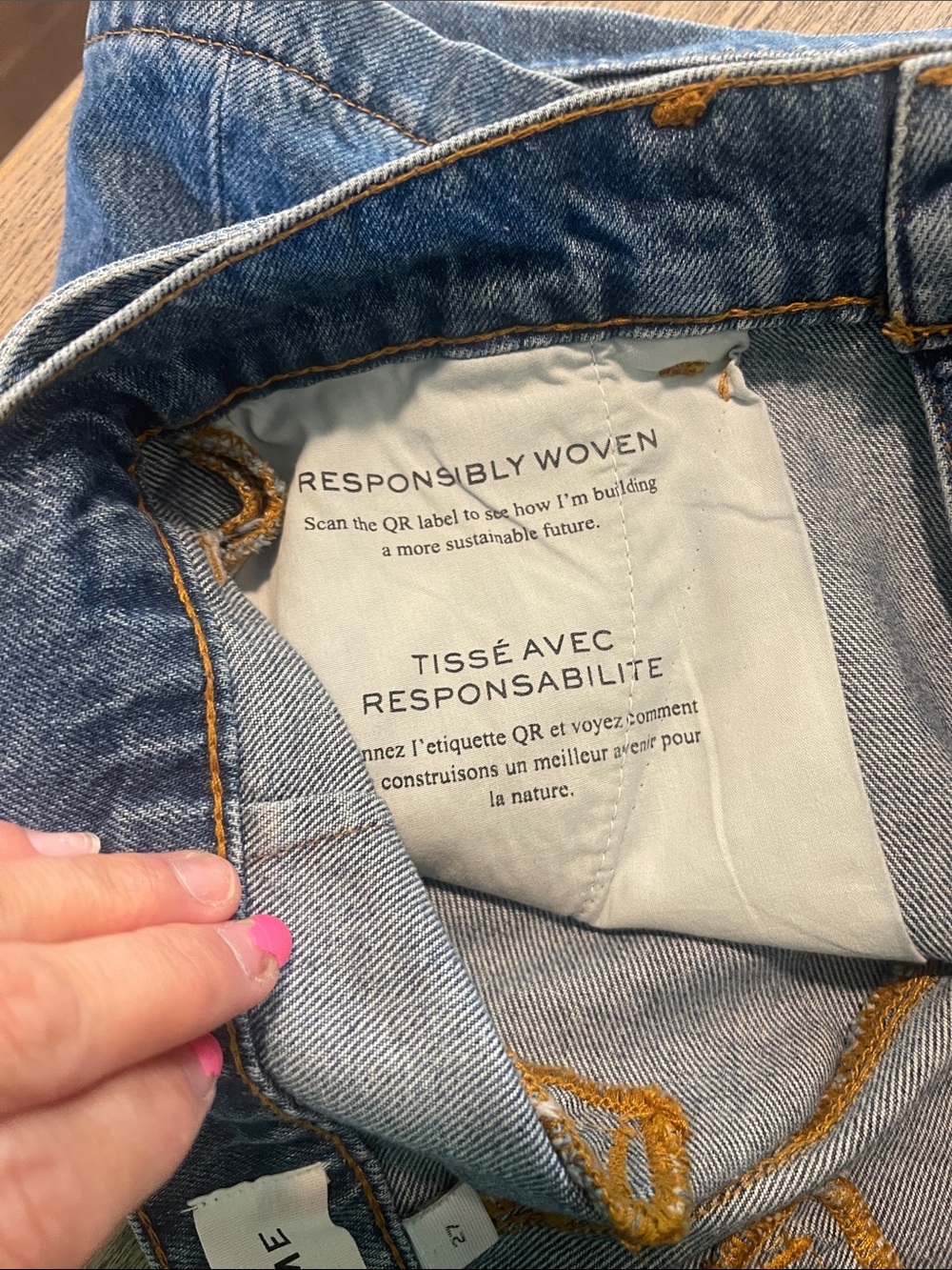 Frame Denim Le Trouser Meadow Short Size 27 - Picture 6 of 7